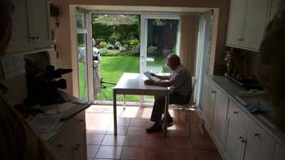 06. Brian filming Terry in the kitchen
