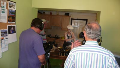 03. Roger, Pete, Terry and Brian - filming the kitchen scene