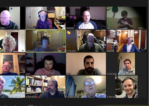 Most of the attendees on Zoom Most of the attendees on Zoom